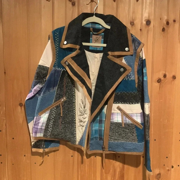 WE THE FREE Leia moto patchwork jacket - Picture 4 of 12